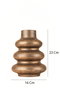 Aberto Design Maceta Decorativa BK007 Marrón